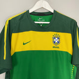 Shop 2010/11 BRAZIL TRAINING SHIRT (L) NIKE, classic football shirts, vintage football shirts & retro soccer jerseys at Cult Kits