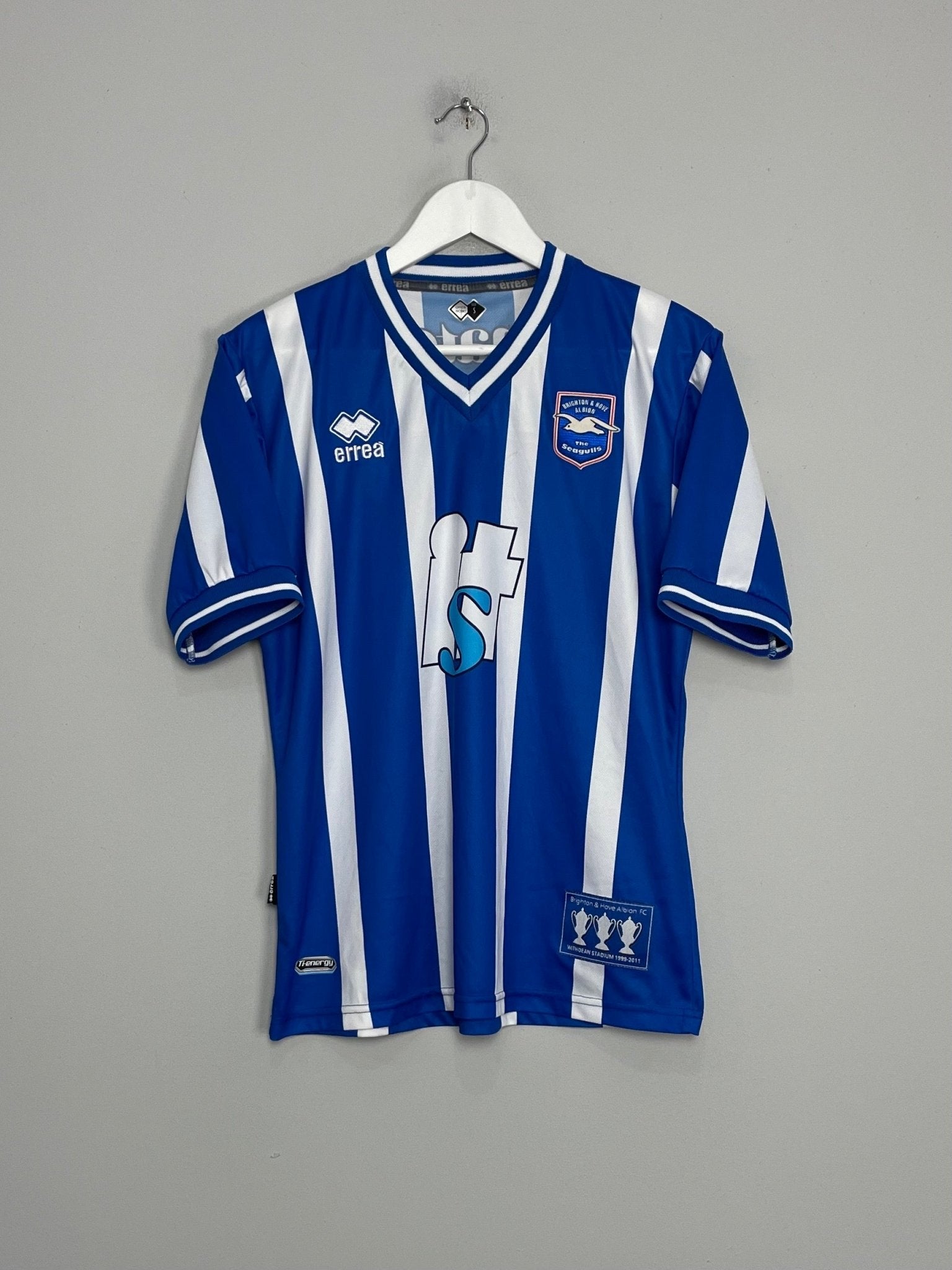 Shop 2010/11 BRIGHTON HOME SHIRT (S) ERREA, classic football shirts, vintage football shirts & retro soccer jerseys at Cult Kits