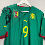 Shop 2010/11 CAMEROON ETO'O #9 HOME SHIRT (L) PUMA, classic football shirts, vintage football shirts & retro soccer jerseys at Cult Kits