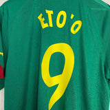 Shop 2010/11 CAMEROON ETO'O #9 HOME SHIRT (L) PUMA, classic football shirts, vintage football shirts & retro soccer jerseys at Cult Kits