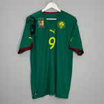 Shop 2010/11 CAMEROON ETO'O #9 HOME SHIRT (L) PUMA, classic football shirts, vintage football shirts & retro soccer jerseys at Cult Kits