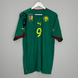 Shop 2010/11 CAMEROON ETO'O #9 HOME SHIRT (L) PUMA, classic football shirts, vintage football shirts & retro soccer jerseys at Cult Kits