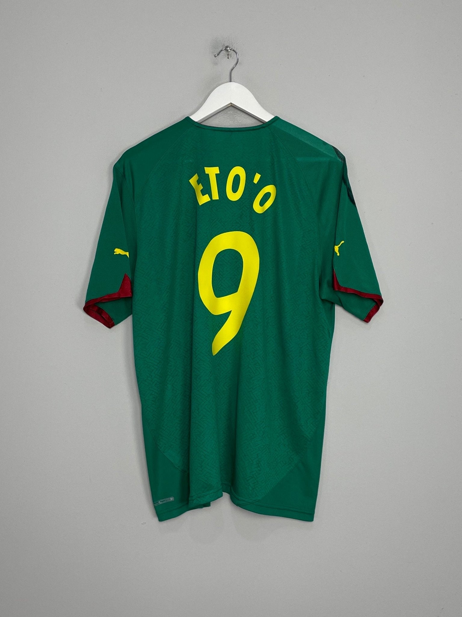 Shop 2010/11 CAMEROON ETO'O #9 HOME SHIRT (L) PUMA, classic football shirts, vintage football shirts & retro soccer jerseys at Cult Kits