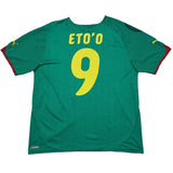 Buy 2010/11 CAMEROON ETO'O 9 HOME SHIRT (L) PUMA ~ Free worldwide shipping available ~ Authentic Vintage Football Shirts from Cult Kits