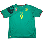 Buy 2010/11 CAMEROON ETO'O 9 HOME SHIRT (L) PUMA ~ Free worldwide shipping available ~ Authentic Vintage Football Shirts from Cult Kits