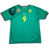 Buy 2010/11 CAMEROON ETO'O 9 HOME SHIRT (L) PUMA ~ Free worldwide shipping available ~ Authentic Vintage Football Shirts from Cult Kits