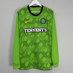 Shop 2010/11 CELTIC LENNON #18 L/S AWAY SHIRT (L) NIKE, classic football shirts, vintage football shirts & retro soccer jerseys at Cult Kits