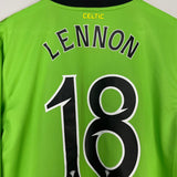 Shop 2010/11 CELTIC LENNON #18 L/S AWAY SHIRT (L) NIKE, classic football shirts, vintage football shirts & retro soccer jerseys at Cult Kits
