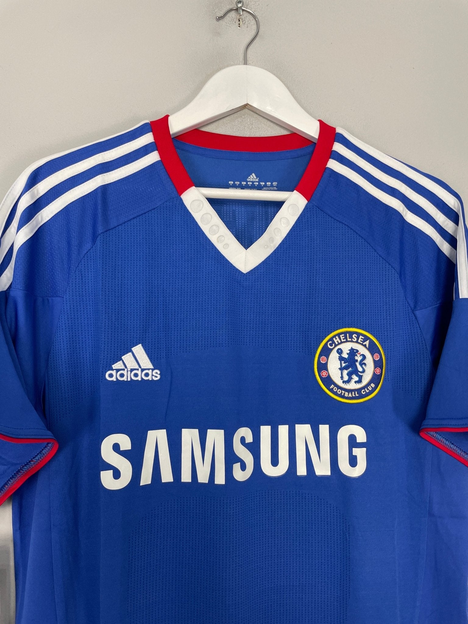 Shop 2010/11 CHELSEA DROGBA #11 *BNWT* HOME SHIRT (M) ADIDAS, classic football shirts, vintage football shirts & retro soccer jerseys at Cult Kits
