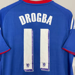 Shop 2010/11 CHELSEA DROGBA #11 *BNWT* HOME SHIRT (M) ADIDAS, classic football shirts, vintage football shirts & retro soccer jerseys at Cult Kits