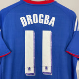 Shop 2010/11 CHELSEA DROGBA #11 *BNWT* HOME SHIRT (M) ADIDAS, classic football shirts, vintage football shirts & retro soccer jerseys at Cult Kits