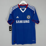 Shop 2010/11 CHELSEA DROGBA #11 *BNWT* HOME SHIRT (M) ADIDAS, classic football shirts, vintage football shirts & retro soccer jerseys at Cult Kits