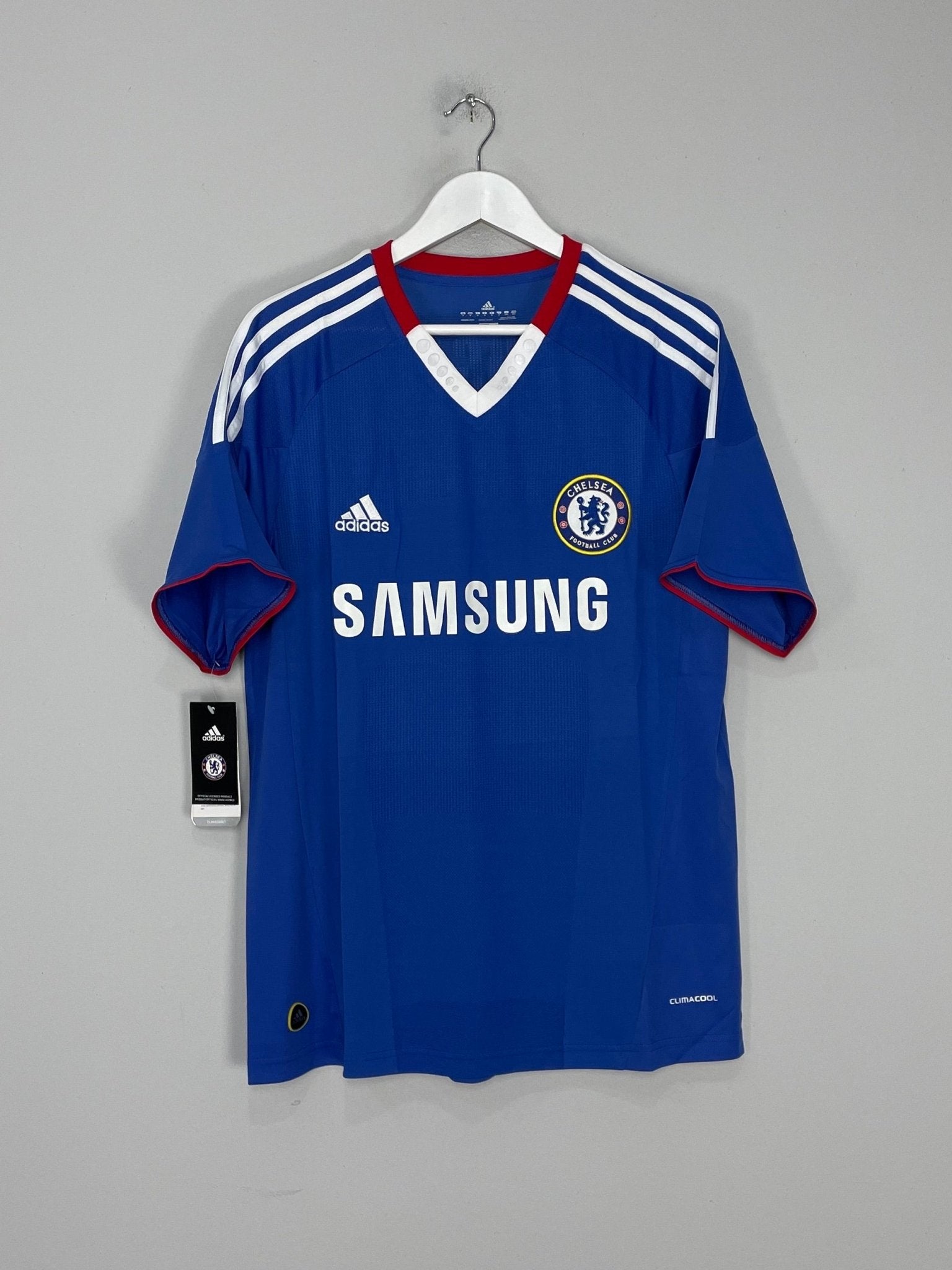 Shop 2010/11 CHELSEA DROGBA #11 *BNWT* HOME SHIRT (M) ADIDAS, classic football shirts, vintage football shirts & retro soccer jerseys at Cult Kits