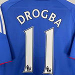 Shop 2010/11 CHELSEA DROGBA #11 HOME SHIRT (L) ADIDAS, classic football shirts, vintage football shirts & retro soccer jerseys at Cult Kits