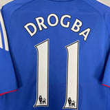 Shop 2010/11 CHELSEA DROGBA #11 HOME SHIRT (L) ADIDAS, classic football shirts, vintage football shirts & retro soccer jerseys at Cult Kits