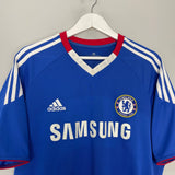 Shop 2010/11 CHELSEA DROGBA #11 HOME SHIRT (L) ADIDAS, classic football shirts, vintage football shirts & retro soccer jerseys at Cult Kits
