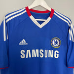 Shop 2010/11 CHELSEA DROGBA #11 HOME SHIRT (L) ADIDAS, classic football shirts, vintage football shirts & retro soccer jerseys at Cult Kits