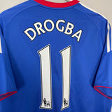 Shop 2010/11 CHELSEA DROGBA #11 HOME SHIRT (L) ADIDAS, classic football shirts, vintage football shirts & retro soccer jerseys at Cult Kits