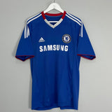 Shop 2010/11 CHELSEA DROGBA #11 HOME SHIRT (M) ADIDAS, classic football shirts, vintage football shirts & retro soccer jerseys at Cult Kits