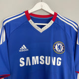 Shop 2010/11 CHELSEA DROGBA #11 HOME SHIRT (M) ADIDAS, classic football shirts, vintage football shirts & retro soccer jerseys at Cult Kits
