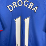 Shop 2010/11 CHELSEA DROGBA #11 HOME SHIRT (M) ADIDAS, classic football shirts, vintage football shirts & retro soccer jerseys at Cult Kits