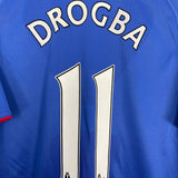 Shop 2010/11 CHELSEA DROGBA #11 HOME SHIRT (M) ADIDAS, classic football shirts, vintage football shirts & retro soccer jerseys at Cult Kits