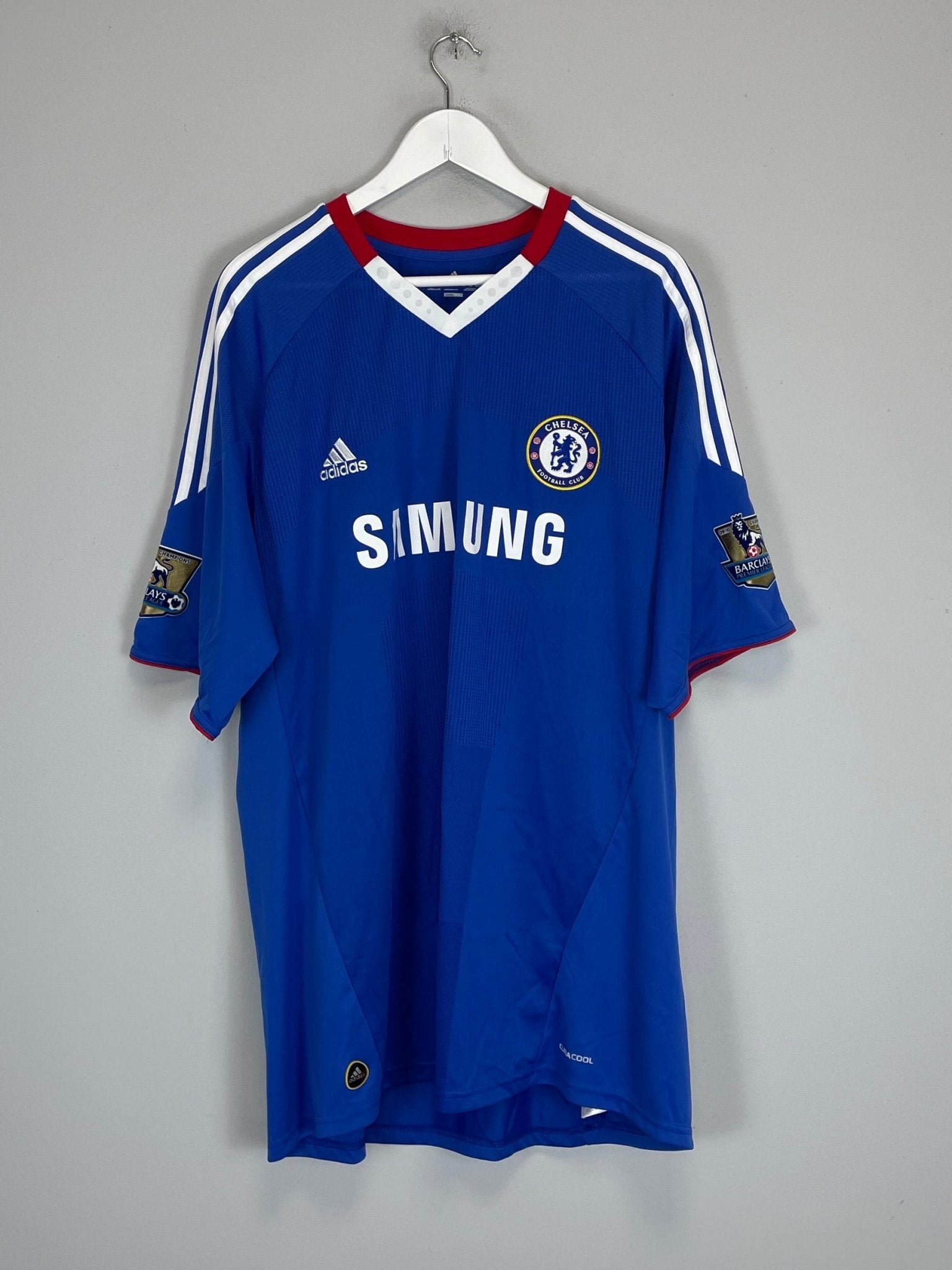 Shop 2010/11 CHELSEA ESSIEN #5 HOME SHIRT (XXL) ADIDAS, classic football shirts, vintage football shirts & retro soccer jerseys at Cult Kits