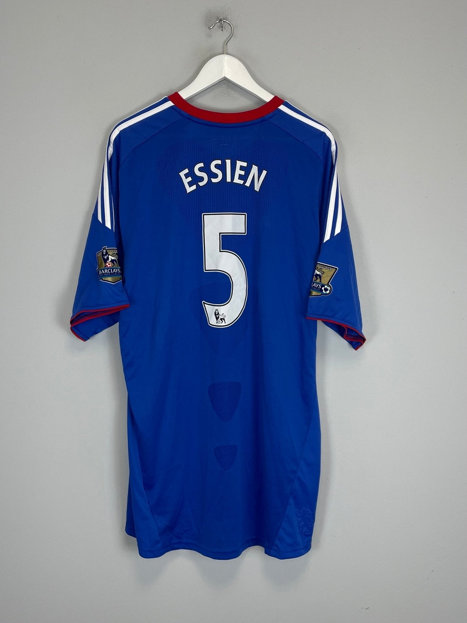 Shop 2010/11 CHELSEA ESSIEN #5 HOME SHIRT (XXL) ADIDAS, classic football shirts, vintage football shirts & retro soccer jerseys at Cult Kits