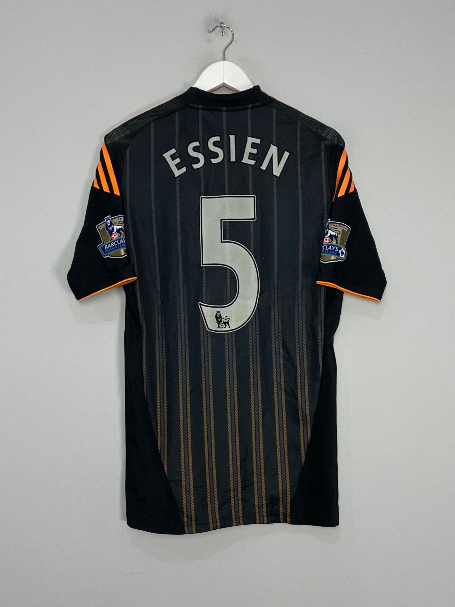 Shop 2010/11 CHELSEA ESSIEN #5 *MATCH ISSUE* AWAY SHIRT (L) ADIDAS, classic football shirts, vintage football shirts & retro soccer jerseys at Cult Kits
