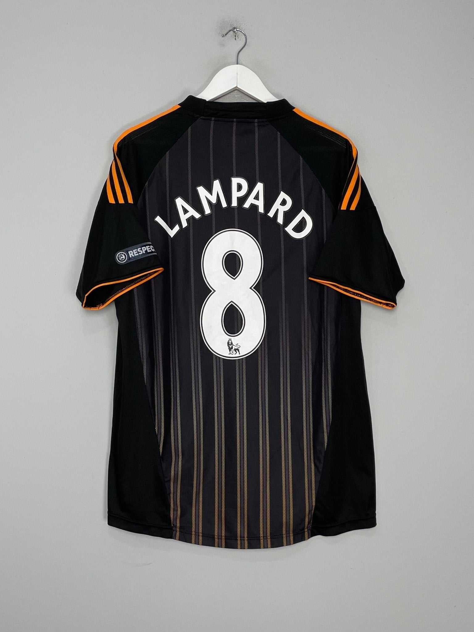 Shop 2010/11 CHELSEA LAMPARD #8 AWAY SHIRT (L) ADIDAS, classic football shirts, vintage football shirts & retro soccer jerseys at Cult Kits