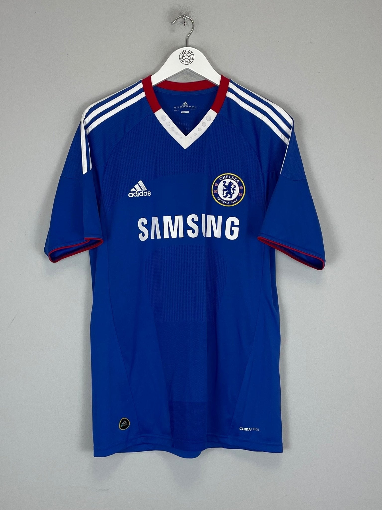 Shop 2010/11 CHELSEA MALOUDA #15 HOME SHIRT (M) ADIDAS, classic football shirts, vintage football shirts & retro soccer jerseys at Cult Kits