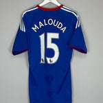 Shop 2010/11 CHELSEA MALOUDA #15 HOME SHIRT (M) ADIDAS, classic football shirts, vintage football shirts & retro soccer jerseys at Cult Kits