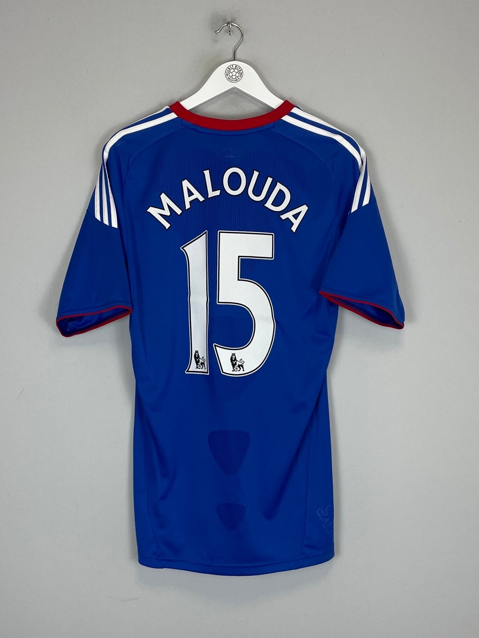 Shop 2010/11 CHELSEA MALOUDA #15 HOME SHIRT (M) ADIDAS, classic football shirts, vintage football shirts & retro soccer jerseys at Cult Kits