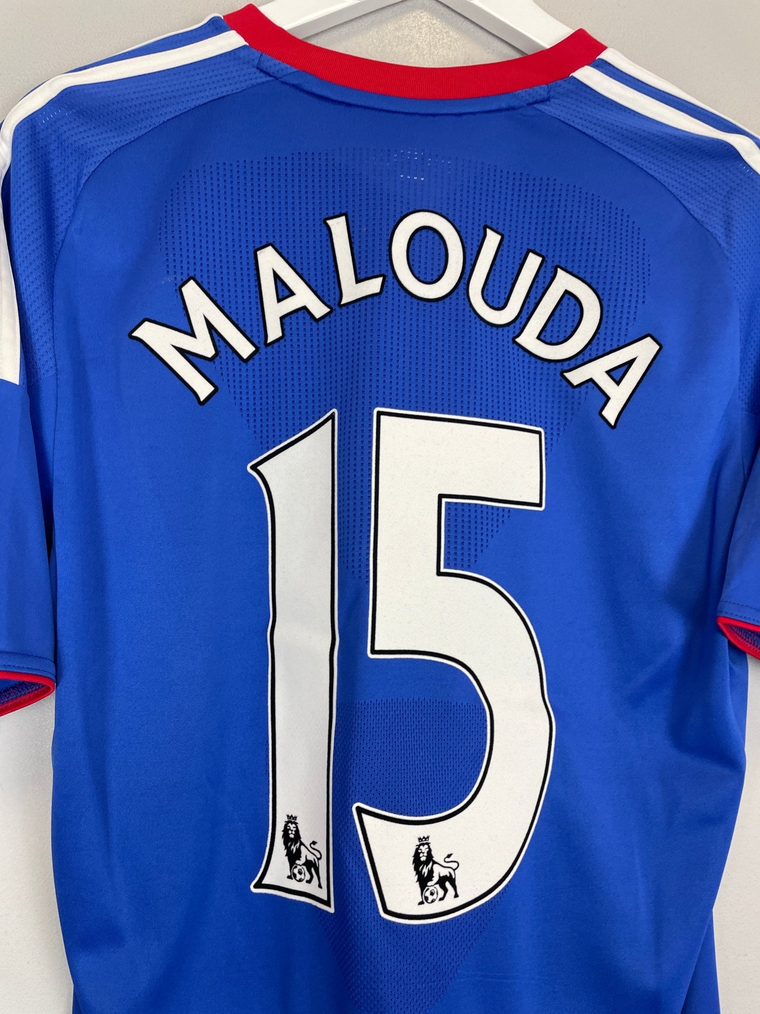 Shop 2010/11 CHELSEA MALOUDA #15 HOME SHIRT (M) ADIDAS, classic football shirts, vintage football shirts & retro soccer jerseys at Cult Kits