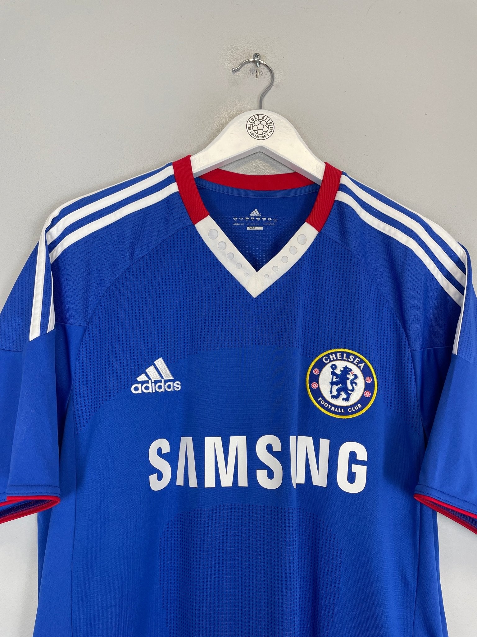 Shop 2010/11 CHELSEA MALOUDA #15 HOME SHIRT (M) ADIDAS, classic football shirts, vintage football shirts & retro soccer jerseys at Cult Kits