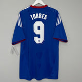Shop 2010/11 CHELSEA TORRES #9 *BNWT* HOME SHIRT (XL) ADIDAS, classic football shirts, vintage football shirts & retro soccer jerseys at Cult Kits