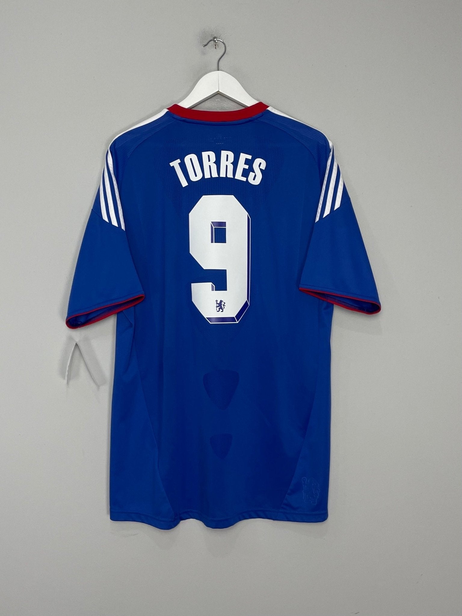 Shop 2010/11 CHELSEA TORRES #9 *BNWT* HOME SHIRT (XL) ADIDAS, classic football shirts, vintage football shirts & retro soccer jerseys at Cult Kits