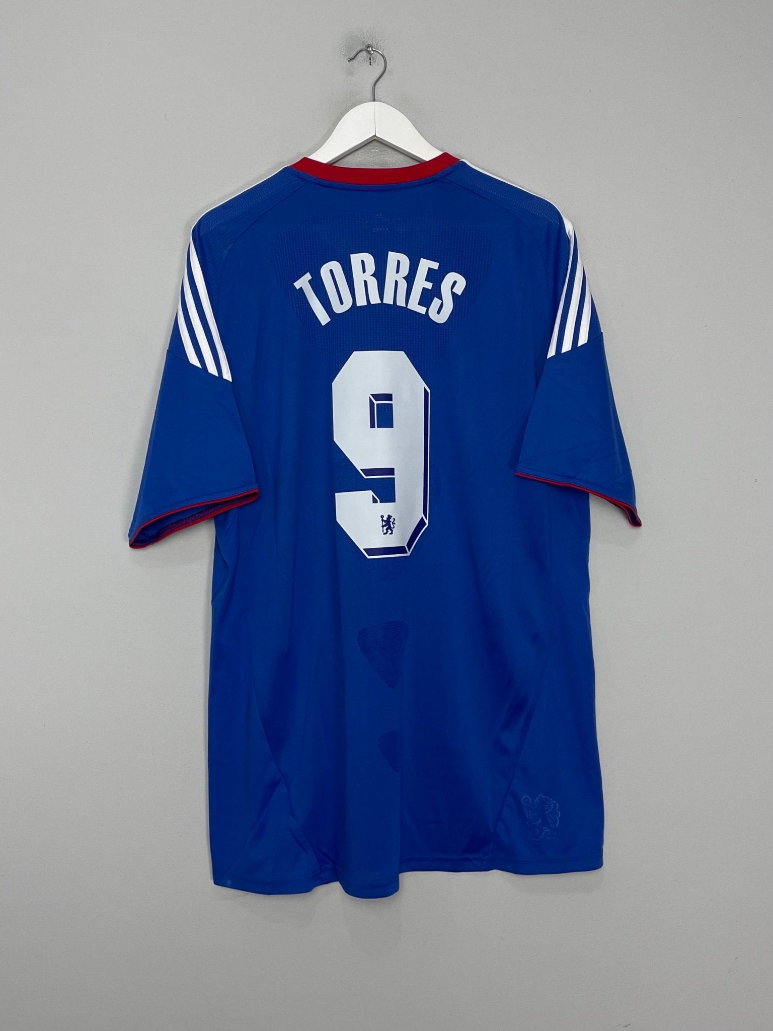 Shop 2010/11 CHELSEA TORRES #9 HOME SHIRT (XL) ADIDAS, classic football shirts, vintage football shirts & retro soccer jerseys at Cult Kits