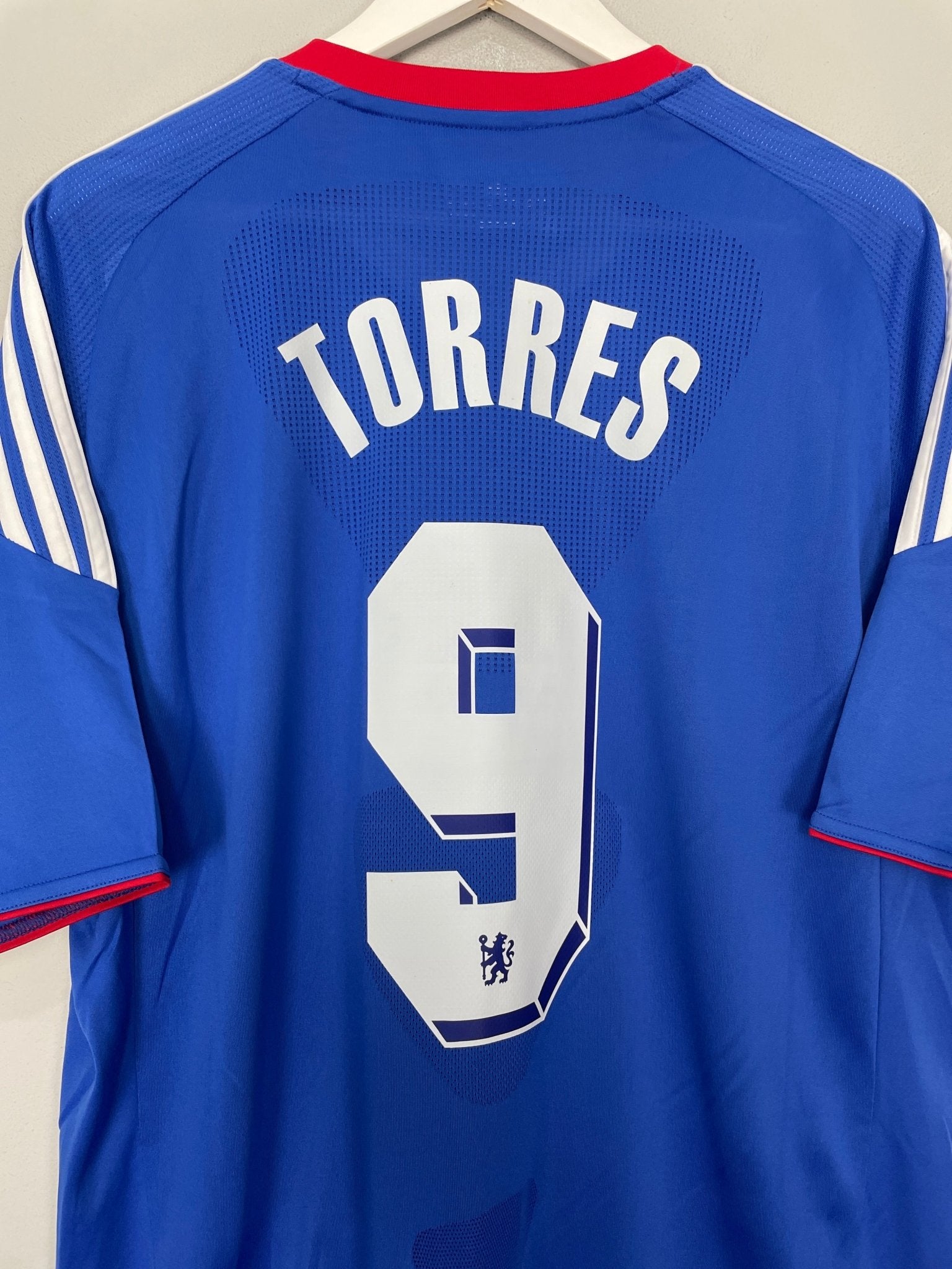Shop 2010/11 CHELSEA TORRES #9 HOME SHIRT (XL) ADIDAS, classic football shirts, vintage football shirts & retro soccer jerseys at Cult Kits