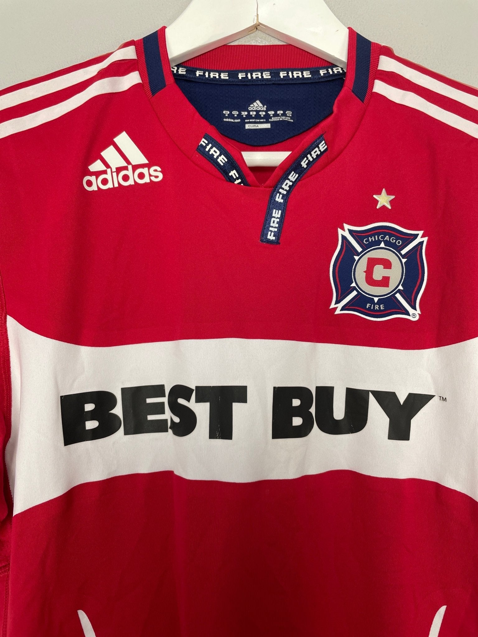 Shop 2010/11 CHICAGO FIRE *PLAYER ISSUE* HOME SHIRT (M) ADIDAS, classic football shirts, vintage football shirts & retro soccer jerseys at Cult Kits