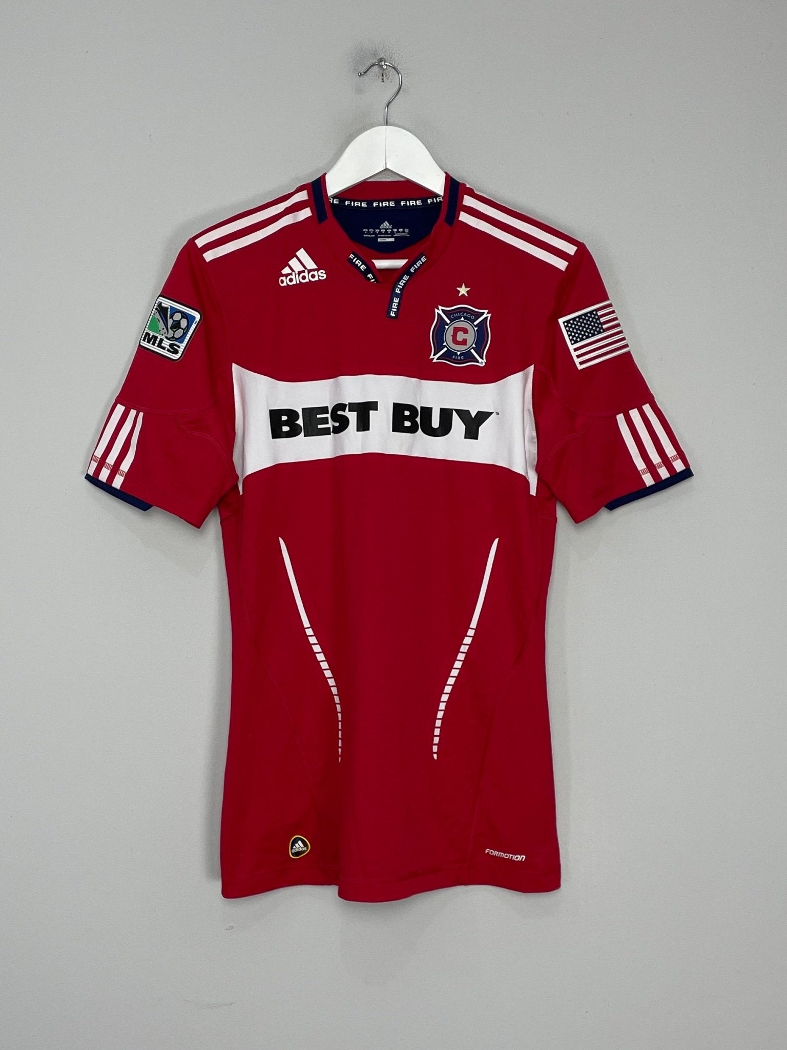 Shop 2010/11 CHICAGO FIRE *PLAYER ISSUE* HOME SHIRT (M) ADIDAS, classic football shirts, vintage football shirts & retro soccer jerseys at Cult Kits