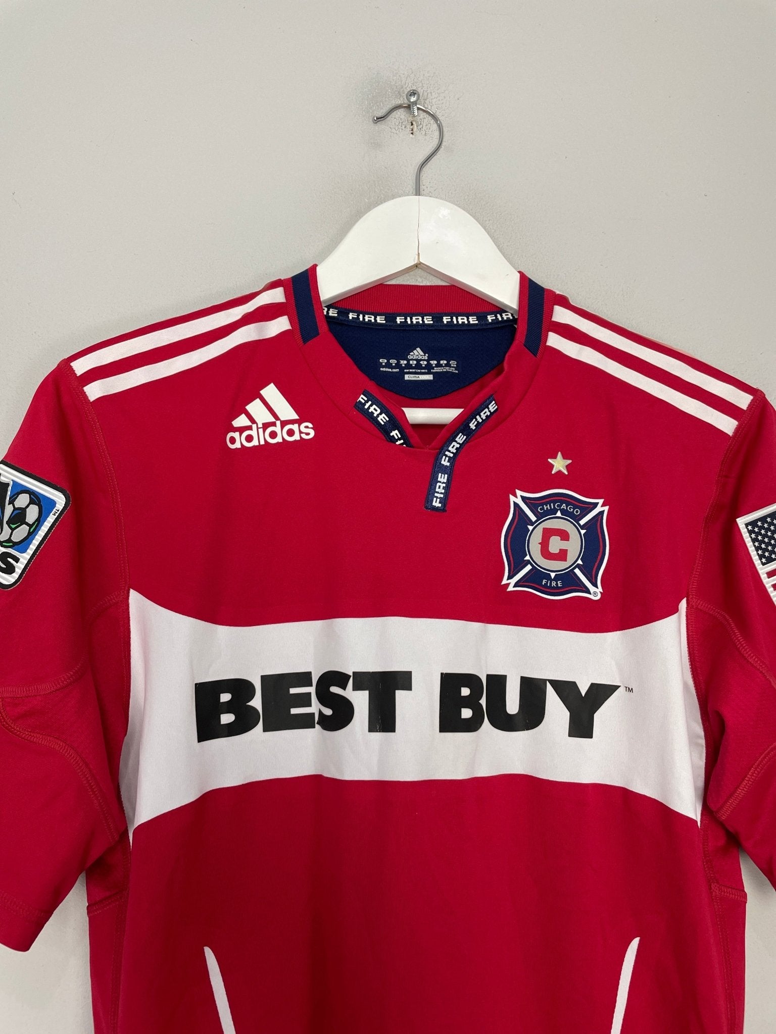 Shop 2010/11 CHICAGO FIRE *PLAYER ISSUE* HOME SHIRT (M) ADIDAS, classic football shirts, vintage football shirts & retro soccer jerseys at Cult Kits
