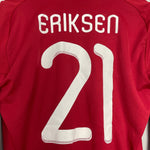Shop 2010/11 DENMARK ERIKSEN #21 *MATCH ISSUE* HOME SHIRT (L) ADIDAS, classic football shirts, vintage football shirts & retro soccer jerseys at Cult Kits