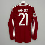 Shop 2010/11 DENMARK ERIKSEN #21 *MATCH ISSUE* HOME SHIRT (L) ADIDAS, classic football shirts, vintage football shirts & retro soccer jerseys at Cult Kits