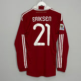 Shop 2010/11 DENMARK ERIKSEN #21 *MATCH ISSUE* HOME SHIRT (L) ADIDAS, classic football shirts, vintage football shirts & retro soccer jerseys at Cult Kits