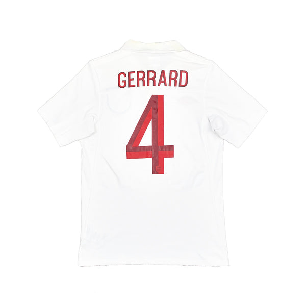 2010/11 England Gerrard #4 Home Shirt (S) Umbro – Cult Kits