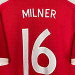 Shop 2010/11 ENGLAND MILNER #16 AWAY SHIRT (XL) UMBRO, classic football shirts, vintage football shirts & retro soccer jerseys at Cult Kits