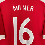 Shop 2010/11 ENGLAND MILNER #16 AWAY SHIRT (XL) UMBRO, classic football shirts, vintage football shirts & retro soccer jerseys at Cult Kits