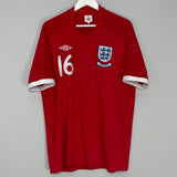 Shop 2010/11 ENGLAND MILNER #16 AWAY SHIRT (XL) UMBRO, classic football shirts, vintage football shirts & retro soccer jerseys at Cult Kits