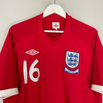 Shop 2010/11 ENGLAND MILNER #16 AWAY SHIRT (XL) UMBRO, classic football shirts, vintage football shirts & retro soccer jerseys at Cult Kits